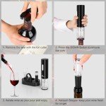 Rechargeable Electric Wine Opener Set for Enthusiasts