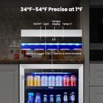 24" Beverage Refrigerator for Wine & Beer