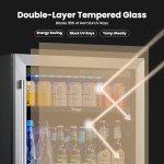 24" Beverage Refrigerator for Wine & Beer
