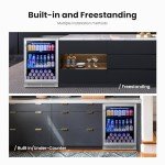 24" Beverage Refrigerator for Wine & Beer