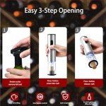 6-in-1 Electric Wine Opener Gift Set - Silver