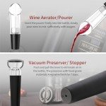 6-in-1 Electric Wine Opener Gift Set - Silver
