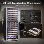 Dual Zone Wine Cooler for 154 Bottles