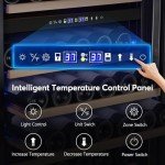 Dual Zone Wine Cooler for 154 Bottles