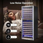 Dual Zone Wine Cooler for 154 Bottles