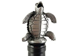 Sea Turtle Wine Pourer & Stopper Set