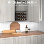 Bamboo 3-Tier Wine Rack for 12 Bottles