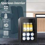 20 Can Glass Door Mini Beverage Cooler Fridge