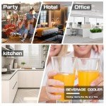 20 Can Glass Door Mini Beverage Cooler Fridge