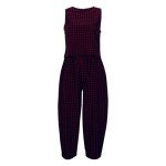 Plaid Crop Top and Lounge Pants Set