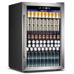 COWSAR 37-Bottle Wine Fridge with Glass Door