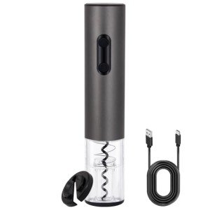 Automatic Rechargeable Electric Wine Opener with Foil Cutter