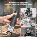 Automatic Rechargeable Electric Wine Opener with Foil Cutter