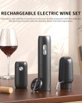 Electric Wine Opener Set with Foil Cutter & Aerator