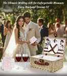 Stylish Picnic Basket Set for Couples