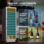 190-Bottle Wine Cooler with Professional Temperature Control
