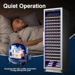 190-Bottle Wine Cooler with Professional Temperature Control