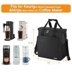 Travel Coffee Maker Bag for Keurig & Ninja