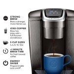 Keurig K-Elite Single-Serve Coffee Maker, Brushed Slate