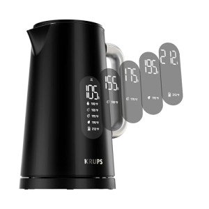KRUPS Smart Temp Electric Kettle for Coffee and Tea