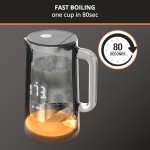 KRUPS Smart Temp Electric Kettle for Coffee and Tea