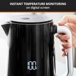 KRUPS Smart Temp Electric Kettle for Coffee and Tea