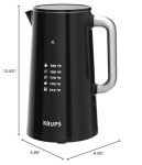 KRUPS Smart Temp Electric Kettle for Coffee and Tea