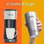 Krups Simply Brew Stainless Steel Single Serve Coffee Maker