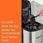 Krups Simply Brew Stainless Steel Single Serve Coffee Maker