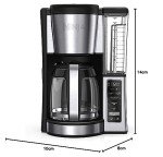 Ninja 12-Cup Programmable Coffee Maker - Black/Silver