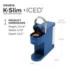 Keurig K-Slim Iced Coffee Maker, Brews 8-12oz Cups