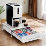 K Cup Holder Drawer for 30 Pods - White