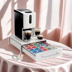 K Cup Holder Drawer for 30 Pods - White