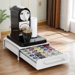 K Cup Holder Drawer for 30 Pods - White