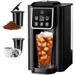 SHARDOR Single Serve Coffee Maker for K Cups & Grounds