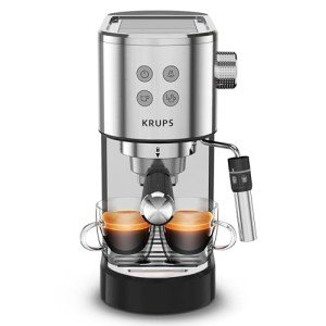 KRUPS Stainless Steel 15-Bar Espresso Machine with Frother
