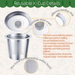 JavaNest 6 Pack Reusable K Cups for Keurig
