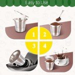 JavaNest 6 Pack Reusable K Cups for Keurig