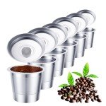 JavaNest 6 Pack Reusable K Cups for Keurig