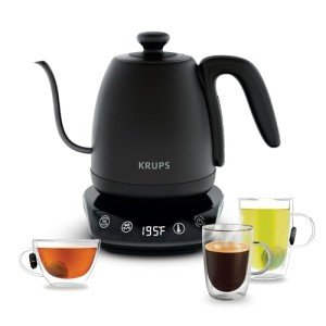 KRUPS 1L Gooseneck Electric Kettle with Temperature Control