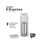 K-Express Single Serve Coffee Brewer with Travel Mug