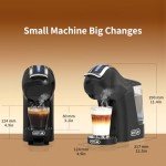KOTLIE 5-in-1 Espresso Coffee Maker (Black)