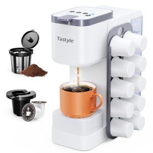 Tastyle Hot & Iced Coffee Maker with Organizer