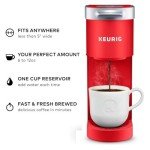 Keurig K-Mini Single Serve Coffee Maker, Poppy Red