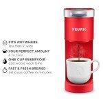 Keurig K-Mini Single Serve Coffee Maker, Poppy Red