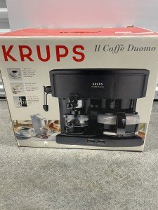 Black Krups II Caffe Duomo Espresso & Frother