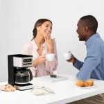 REVOTRA 12-Cup Programmable Coffee Maker with Timer