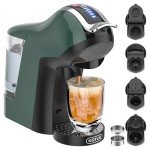 KOTLIE 5-in-1 Espresso Coffee Maker - Dark Green