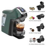 KOTLIE 5-in-1 Espresso Coffee Maker - Dark Green