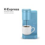 Compact Sky Blue Single Serve Coffee Maker